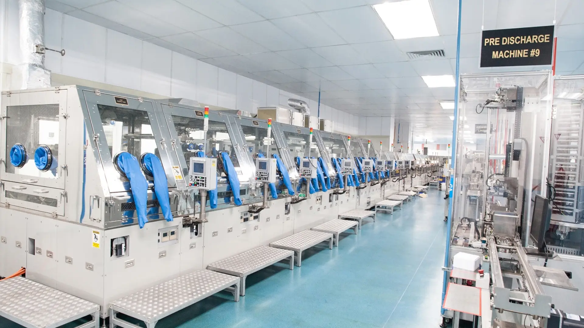 Automated assembly line for Lithium Coin Batteries at PT Sat Nusapersada