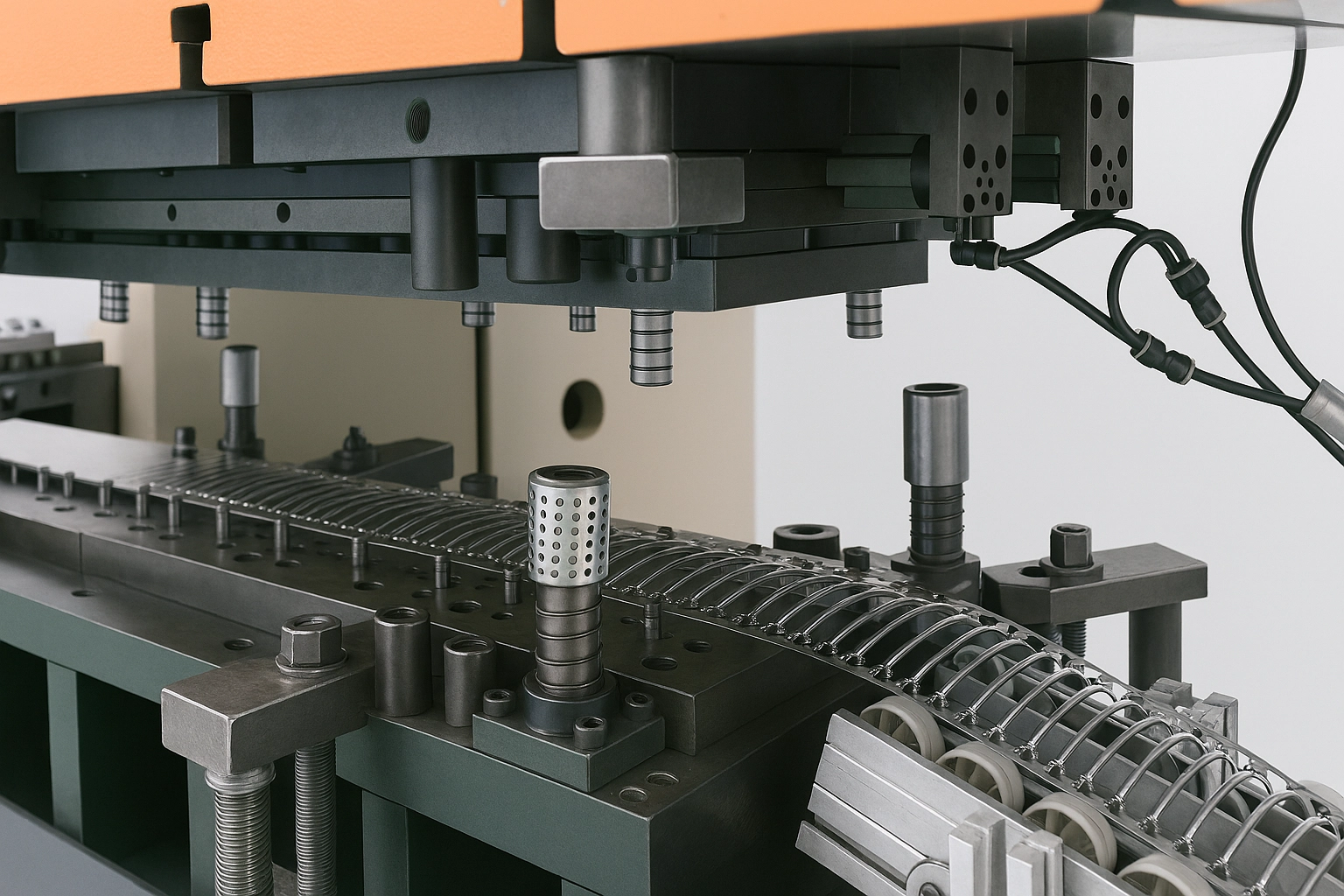 High precision metal stamping manufacturing operations